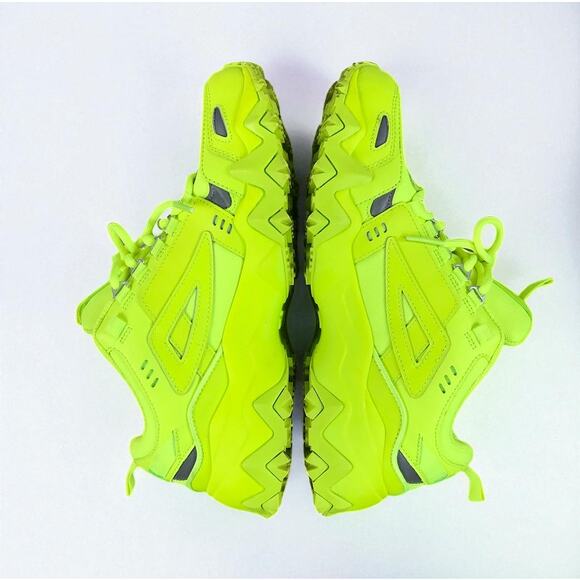 FILA Oakmont Trail Safety Yellow Running Shoes Women 9.5 Chunky Streetwear Boho - Picture 8 of 12